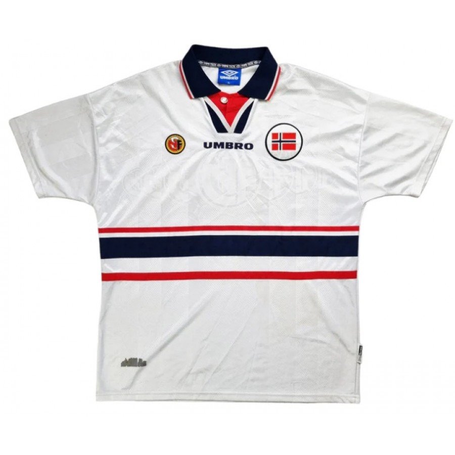 Camisa II Seleção da Noruega 1998 Umbro retro